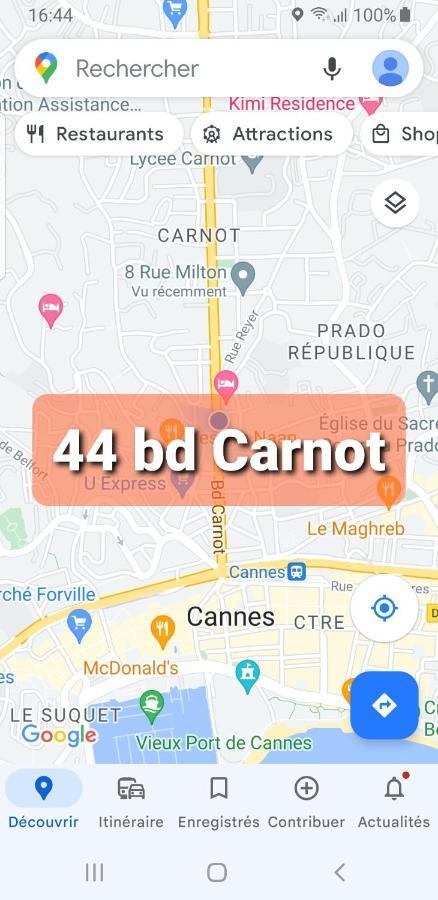 Cannes Carnot 2 Bagian luar foto